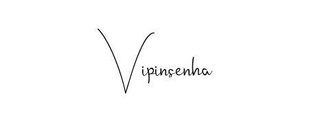 Design your own signature with our free online signature maker. With this signature software, you can create a handwritten (Andilay-7BmLP) signature for name Vipinsenha. Vipinsenha signature style 4 images and pictures png