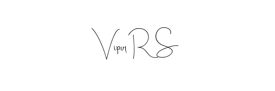 You can use this online signature creator to create a handwritten signature for the name Vipul R S. This is the best online autograph maker. Vipul R S signature style 4 images and pictures png