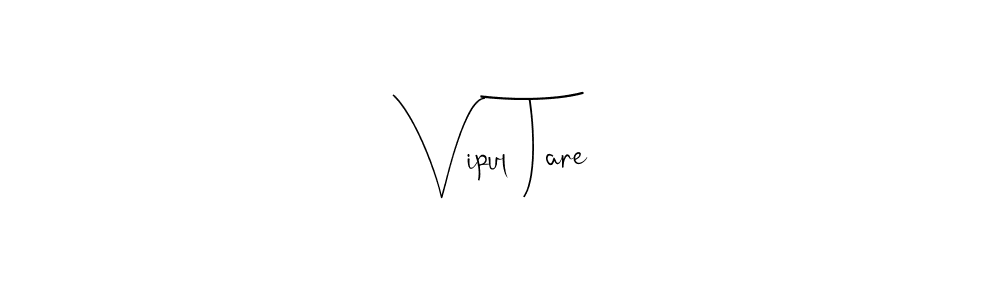 Use a signature maker to create a handwritten signature online. With this signature software, you can design (Andilay-7BmLP) your own signature for name Vipul Tare. Vipul Tare signature style 4 images and pictures png