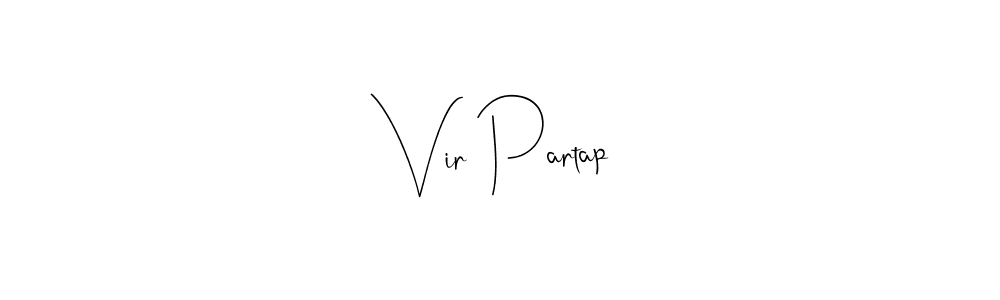 How to make Vir Partap signature? Andilay-7BmLP is a professional autograph style. Create handwritten signature for Vir Partap name. Vir Partap signature style 4 images and pictures png