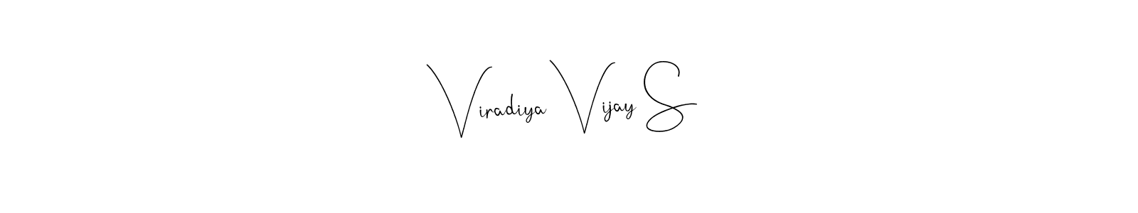 It looks lik you need a new signature style for name Viradiya Vijay S. Design unique handwritten (Andilay-7BmLP) signature with our free signature maker in just a few clicks. Viradiya Vijay S signature style 4 images and pictures png