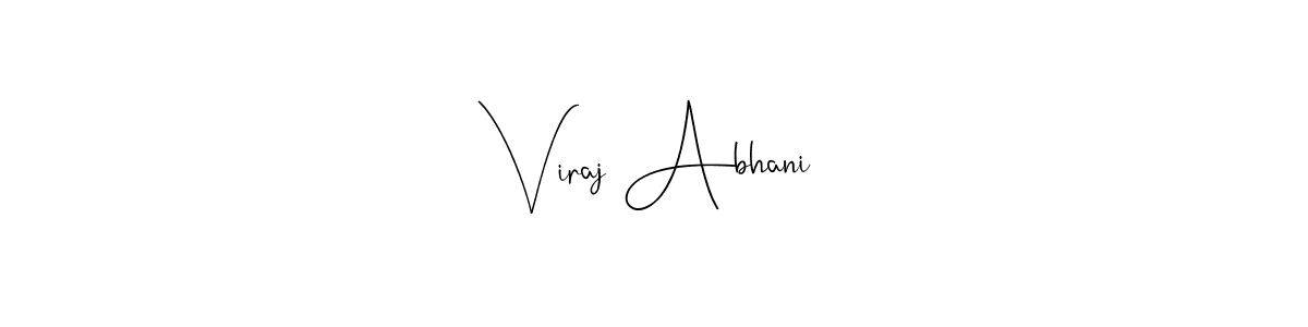 The best way (Andilay-7BmLP) to make a short signature is to pick only two or three words in your name. The name Viraj Abhani include a total of six letters. For converting this name. Viraj Abhani signature style 4 images and pictures png