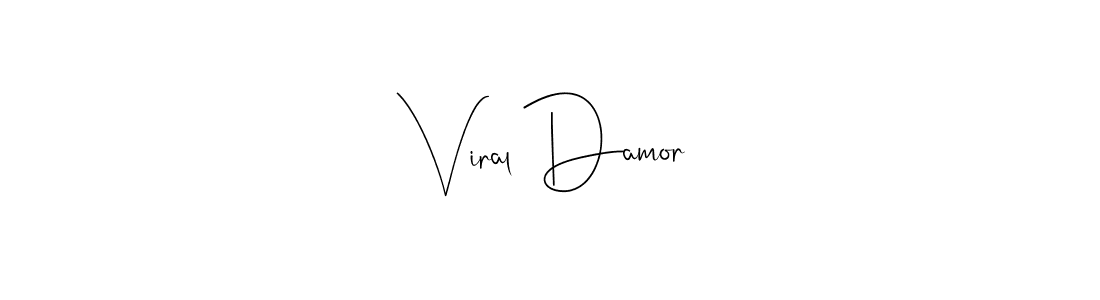 How to Draw Viral Damor signature style? Andilay-7BmLP is a latest design signature styles for name Viral Damor. Viral Damor signature style 4 images and pictures png