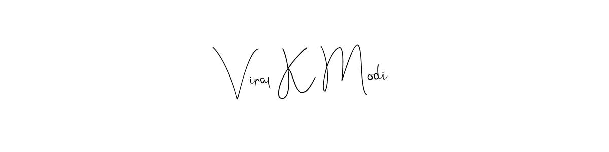 This is the best signature style for the Viral K Modi name. Also you like these signature font (Andilay-7BmLP). Mix name signature. Viral K Modi signature style 4 images and pictures png