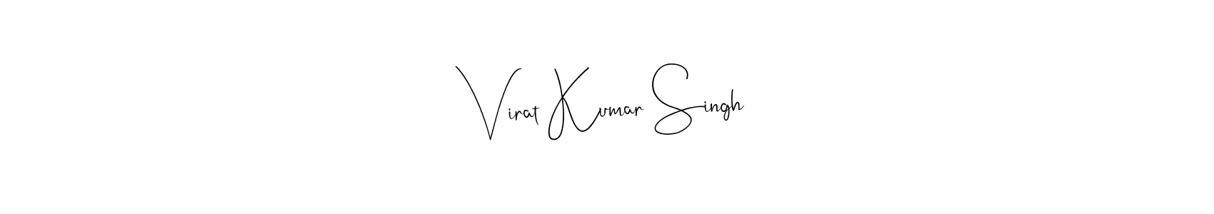 Virat Kumar Singh stylish signature style. Best Handwritten Sign (Andilay-7BmLP) for my name. Handwritten Signature Collection Ideas for my name Virat Kumar Singh. Virat Kumar Singh signature style 4 images and pictures png