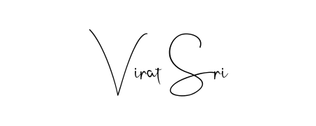 Get inspired by this graceful Andilay-7BmLP signature style for name Virat Sri. Smooth loops and balanced proportions for everyday use. Virat Sri signature style 4 images and pictures png