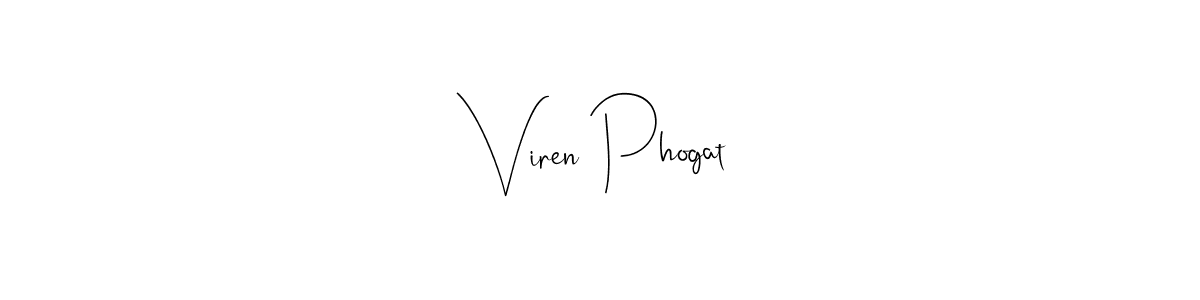 Use a signature maker to create a handwritten signature online. With this signature software, you can design (Andilay-7BmLP) your own signature for name Viren Phogat. Viren Phogat signature style 4 images and pictures png