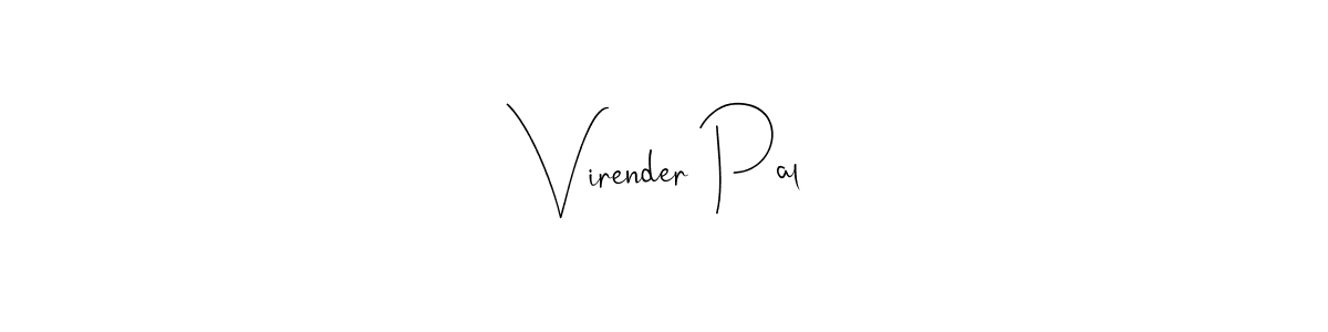 if you are searching for the best signature style for your name Virender Pal. so please give up your signature search. here we have designed multiple signature styles  using Andilay-7BmLP. Virender Pal signature style 4 images and pictures png