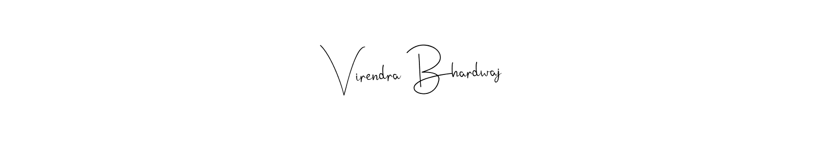 Virendra Bhardwaj stylish signature style. Best Handwritten Sign (Andilay-7BmLP) for my name. Handwritten Signature Collection Ideas for my name Virendra Bhardwaj. Virendra Bhardwaj signature style 4 images and pictures png