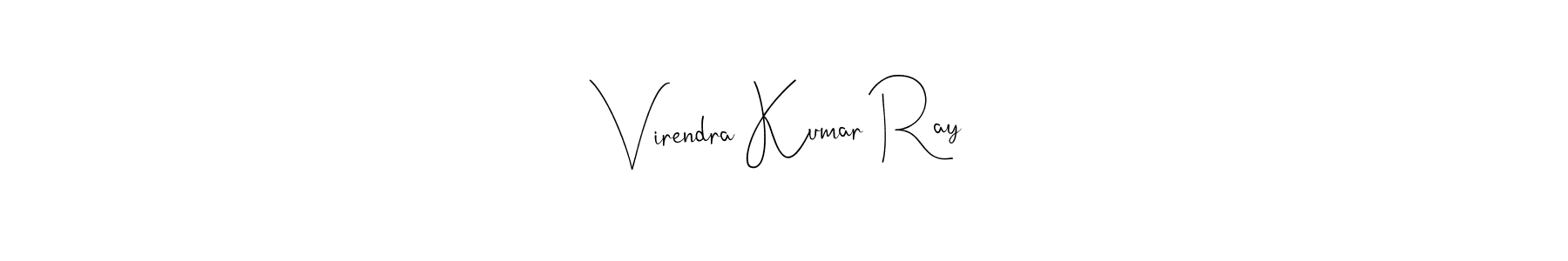Use a signature maker to create a handwritten signature online. With this signature software, you can design (Andilay-7BmLP) your own signature for name Virendra Kumar Ray. Virendra Kumar Ray signature style 4 images and pictures png