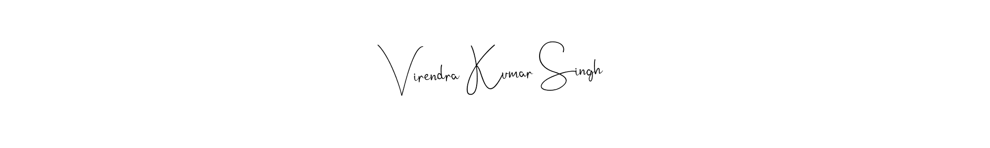 Virendra Kumar Singh stylish signature style. Best Handwritten Sign (Andilay-7BmLP) for my name. Handwritten Signature Collection Ideas for my name Virendra Kumar Singh. Virendra Kumar Singh signature style 4 images and pictures png