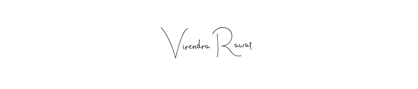 Also we have Virendra Rawat name is the best signature style. Create professional handwritten signature collection using Andilay-7BmLP autograph style. Virendra Rawat signature style 4 images and pictures png