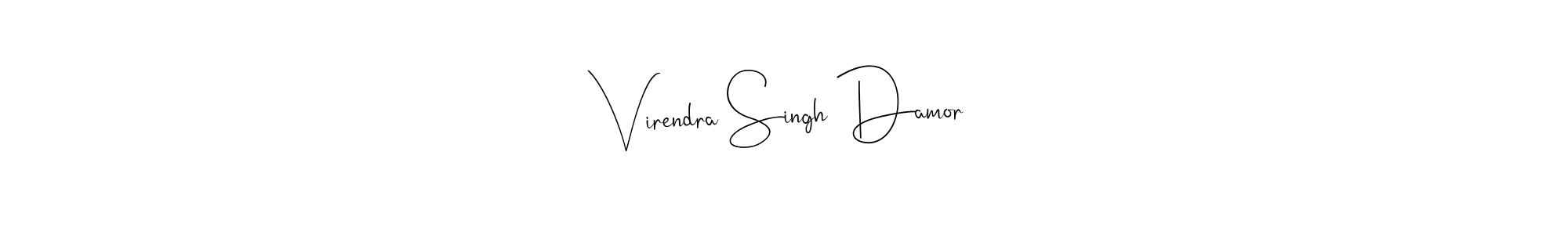 You can use this online signature creator to create a handwritten signature for the name Virendra Singh Damor. This is the best online autograph maker. Virendra Singh Damor signature style 4 images and pictures png