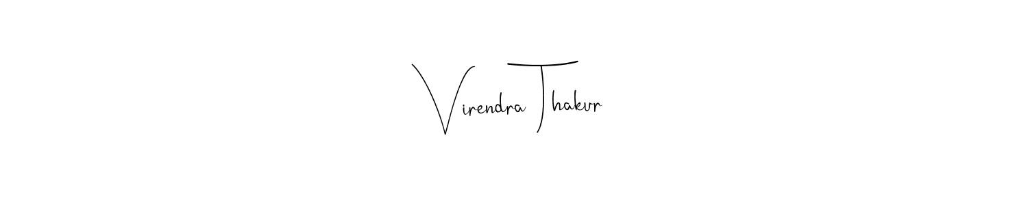 You can use this online signature creator to create a handwritten signature for the name Virendra Thakur. This is the best online autograph maker. Virendra Thakur signature style 4 images and pictures png