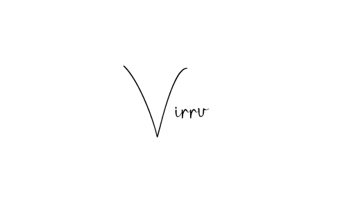 Make a beautiful signature design for name Virru. With this signature (Andilay-7BmLP) style, you can create a handwritten signature for free. Virru signature style 4 images and pictures png