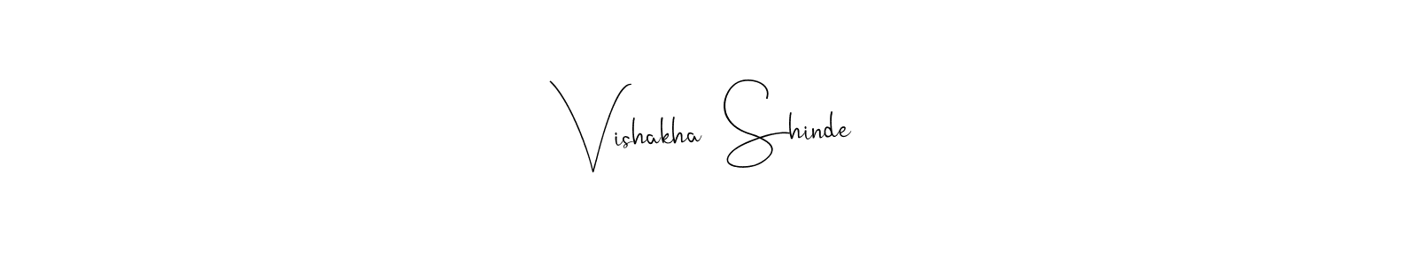 Make a beautiful signature design for name Vishakha  Shinde. Use this online signature maker to create a handwritten signature for free. Vishakha  Shinde signature style 4 images and pictures png