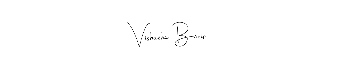 You can use this online signature creator to create a handwritten signature for the name Vishakha Bhoir. This is the best online autograph maker. Vishakha Bhoir signature style 4 images and pictures png