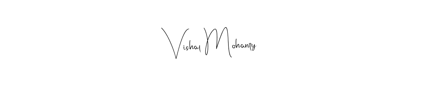 Vishal Mohanty stylish signature style. Best Handwritten Sign (Andilay-7BmLP) for my name. Handwritten Signature Collection Ideas for my name Vishal Mohanty. Vishal Mohanty signature style 4 images and pictures png