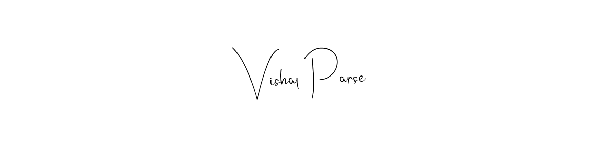 Make a beautiful signature design for name Vishal Parse. Use this online signature maker to create a handwritten signature for free. Vishal Parse signature style 4 images and pictures png