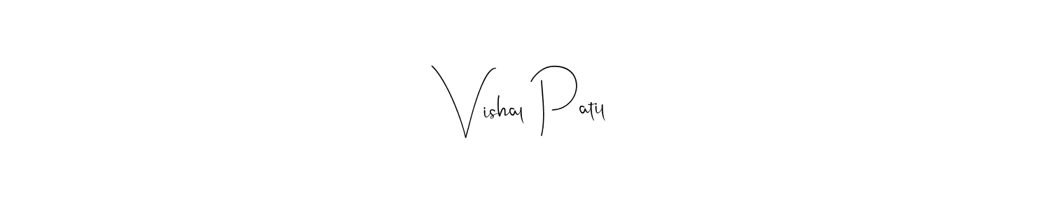 You should practise on your own different ways (Andilay-7BmLP) to write your name (Vishal Patil❤) in signature. don't let someone else do it for you. Vishal Patil❤ signature style 4 images and pictures png