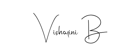 Make your name Vishalini B memorable on every contract using Andilay-7BmLP autograph style. Instant transparent background export available. Vishalini B signature style 4 images and pictures png