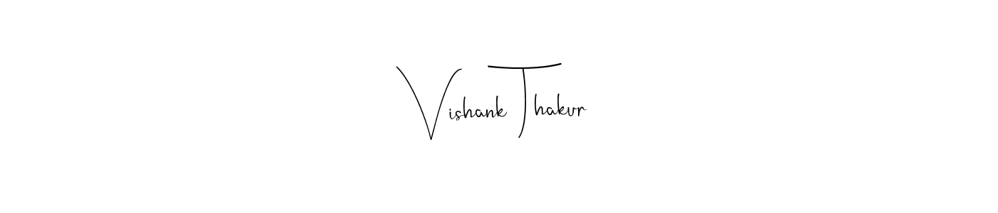 Use a signature maker to create a handwritten signature online. With this signature software, you can design (Andilay-7BmLP) your own signature for name Vishank Thakur. Vishank Thakur signature style 4 images and pictures png