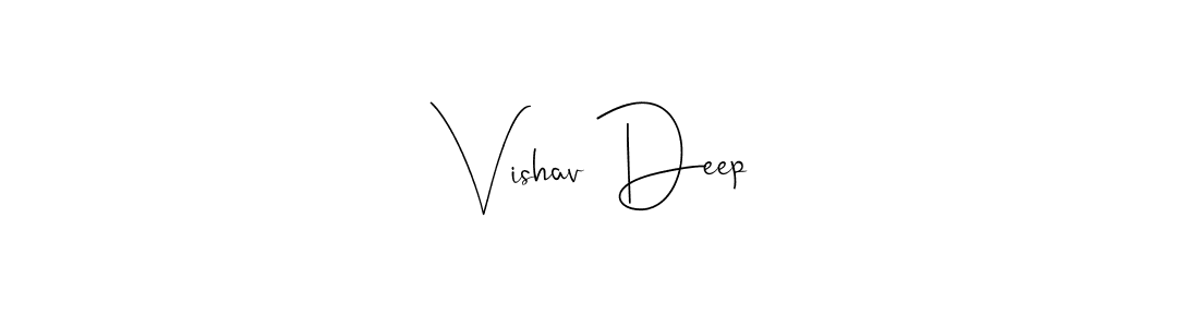 Use a signature maker to create a handwritten signature online. With this signature software, you can design (Andilay-7BmLP) your own signature for name Vishav Deep. Vishav Deep signature style 4 images and pictures png