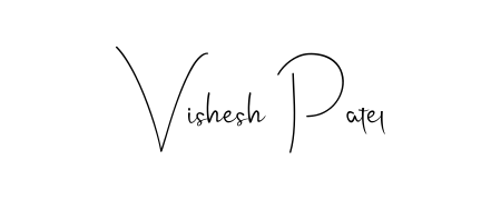 Quickly download Vishesh Patel name signature in high-resolution PNG using Andilay-7BmLP style. Ready to insert into PDFs and online applications. Vishesh Patel signature style 4 images and pictures png