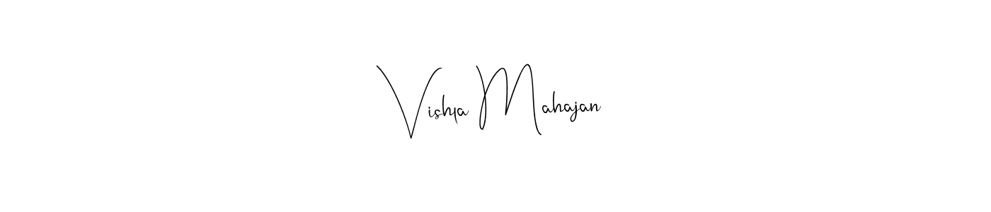 Also You can easily find your signature by using the search form. We will create Vishla Mahajan name handwritten signature images for you free of cost using Andilay-7BmLP sign style. Vishla Mahajan signature style 4 images and pictures png