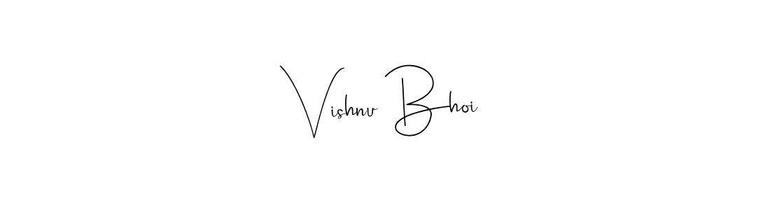 This is the best signature style for the Vishnu Bhoi name. Also you like these signature font (Andilay-7BmLP). Mix name signature. Vishnu Bhoi signature style 4 images and pictures png