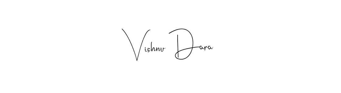 Use a signature maker to create a handwritten signature online. With this signature software, you can design (Andilay-7BmLP) your own signature for name Vishnu Dara. Vishnu Dara signature style 4 images and pictures png