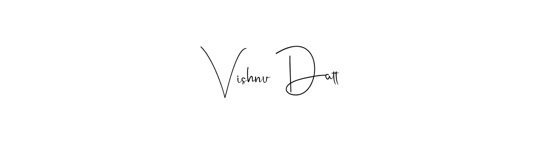 if you are searching for the best signature style for your name Vishnu Datt. so please give up your signature search. here we have designed multiple signature styles  using Andilay-7BmLP. Vishnu Datt signature style 4 images and pictures png
