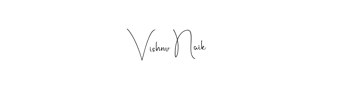 Also You can easily find your signature by using the search form. We will create Vishnu Naik name handwritten signature images for you free of cost using Andilay-7BmLP sign style. Vishnu Naik signature style 4 images and pictures png