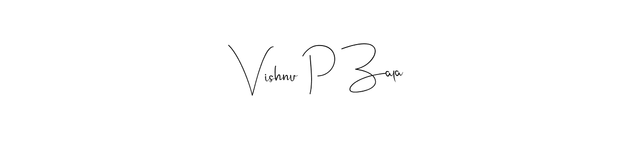 How to Draw Vishnu P Zala signature style? Andilay-7BmLP is a latest design signature styles for name Vishnu P Zala. Vishnu P Zala signature style 4 images and pictures png