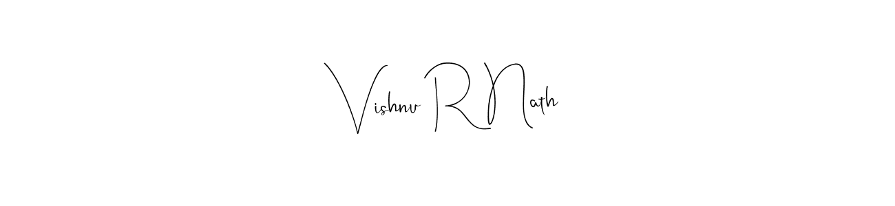 Make a short Vishnu R Nath signature style. Manage your documents anywhere anytime using Andilay-7BmLP. Create and add eSignatures, submit forms, share and send files easily. Vishnu R Nath signature style 4 images and pictures png
