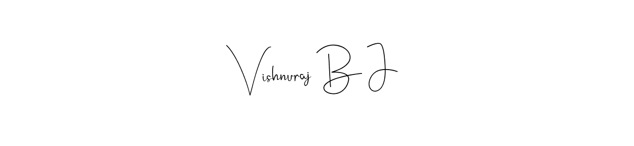 Also You can easily find your signature by using the search form. We will create Vishnuraj B J name handwritten signature images for you free of cost using Andilay-7BmLP sign style. Vishnuraj B J signature style 4 images and pictures png