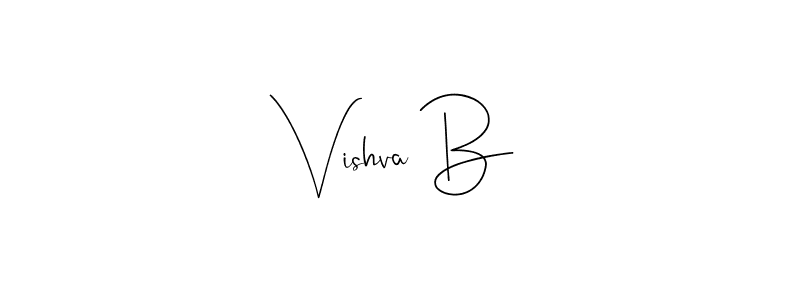 Best and Professional Signature Style for Vishva B. Andilay-7BmLP Best Signature Style Collection. Vishva B signature style 4 images and pictures png