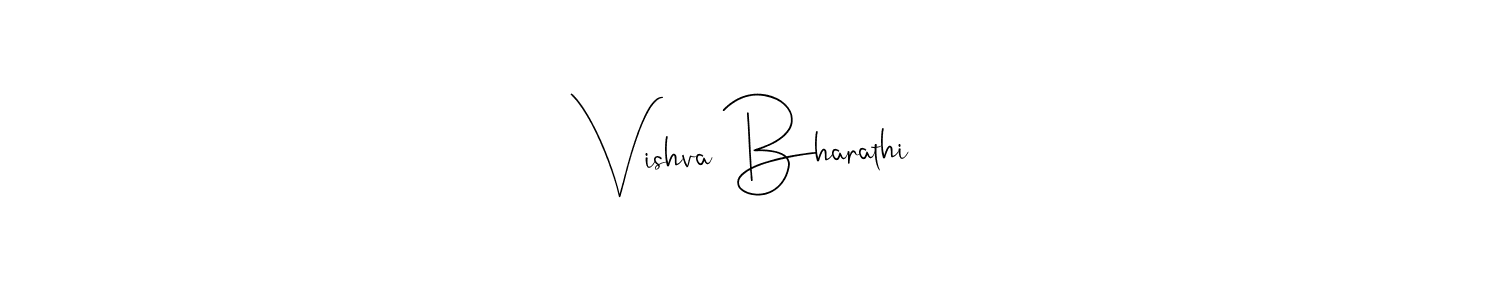 Once you've used our free online signature maker to create your best signature Andilay-7BmLP style, it's time to enjoy all of the benefits that Vishva Bharathi name signing documents. Vishva Bharathi signature style 4 images and pictures png