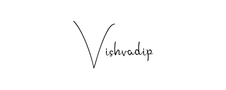 The best way (Andilay-7BmLP) to make a short signature is to pick only two or three words in your name. For converting this name Vishvadip. Vishvadip signature style 4 images and pictures png