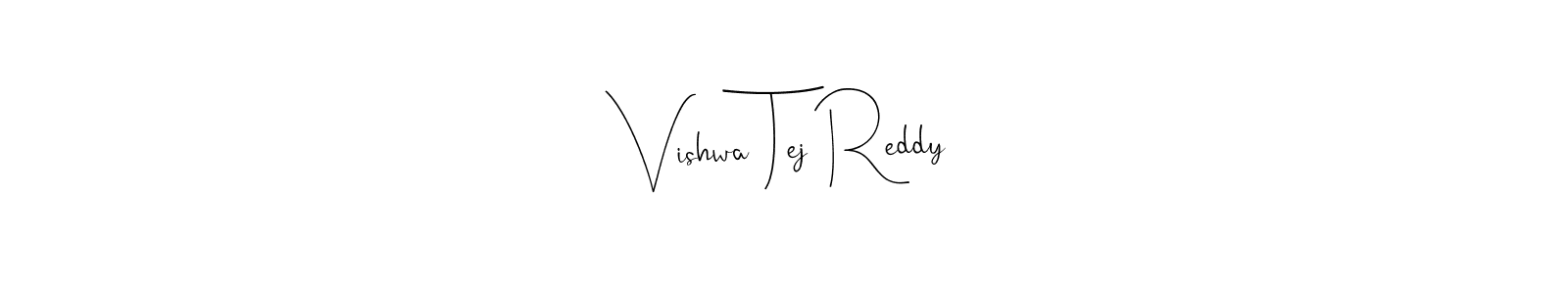 Similarly Andilay-7BmLP is the best handwritten signature design. Signature creator online .You can use it as an online autograph creator for name Vishwa Tej Reddy. Vishwa Tej Reddy signature style 4 images and pictures png
