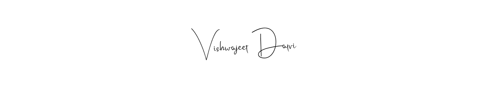 Use a signature maker to create a handwritten signature online. With this signature software, you can design (Andilay-7BmLP) your own signature for name Vishwajeet Dalvi. Vishwajeet Dalvi signature style 4 images and pictures png