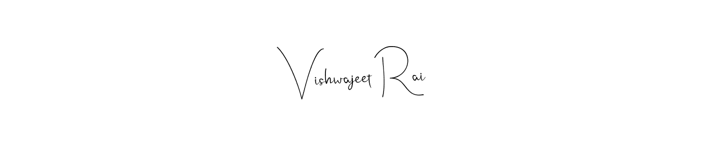 Use a signature maker to create a handwritten signature online. With this signature software, you can design (Andilay-7BmLP) your own signature for name Vishwajeet Rai. Vishwajeet Rai signature style 4 images and pictures png