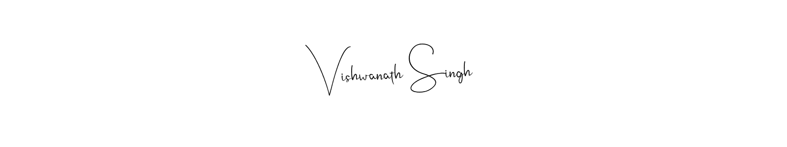 Vishwanath Singh stylish signature style. Best Handwritten Sign (Andilay-7BmLP) for my name. Handwritten Signature Collection Ideas for my name Vishwanath Singh. Vishwanath Singh signature style 4 images and pictures png