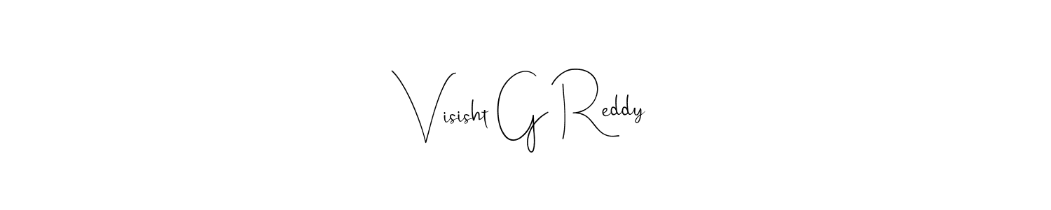 Here are the top 10 professional signature styles for the name Visisht G Reddy. These are the best autograph styles you can use for your name. Visisht G Reddy signature style 4 images and pictures png