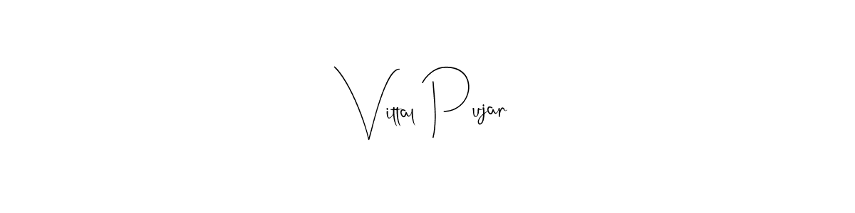 Similarly Andilay-7BmLP is the best handwritten signature design. Signature creator online .You can use it as an online autograph creator for name Vittal Pujar. Vittal Pujar signature style 4 images and pictures png