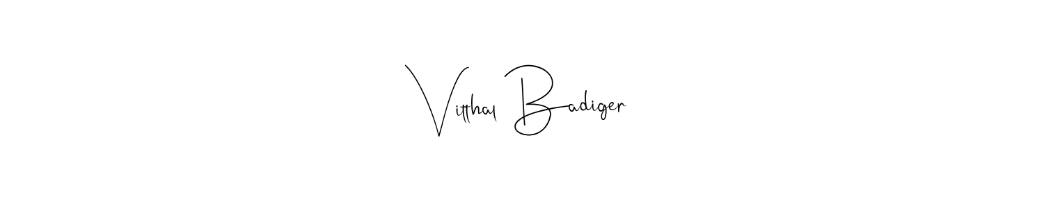 You should practise on your own different ways (Andilay-7BmLP) to write your name (Vitthal Badiger) in signature. don't let someone else do it for you. Vitthal Badiger signature style 4 images and pictures png