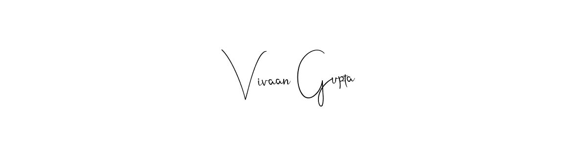 How to Draw Vivaan Gupta signature style? Andilay-7BmLP is a latest design signature styles for name Vivaan Gupta. Vivaan Gupta signature style 4 images and pictures png