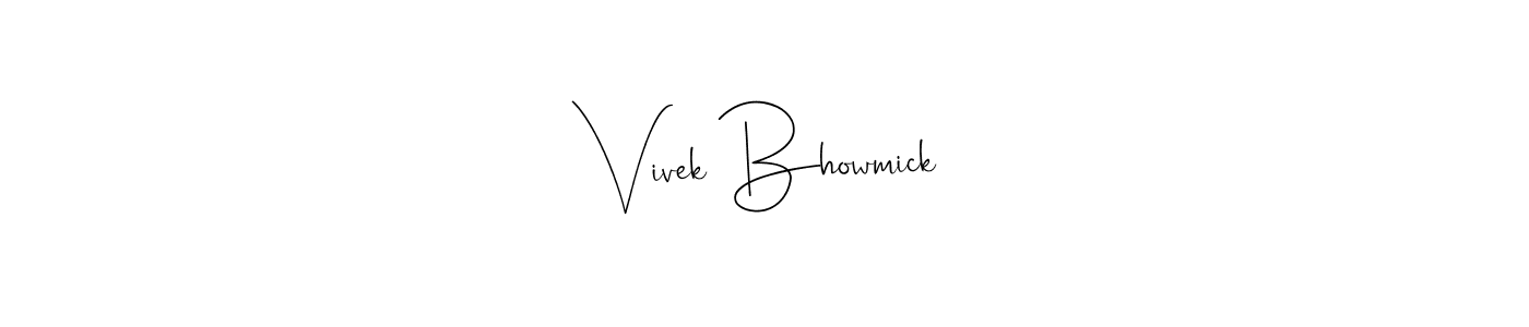 Once you've used our free online signature maker to create your best signature Andilay-7BmLP style, it's time to enjoy all of the benefits that Vivek Bhowmick name signing documents. Vivek Bhowmick signature style 4 images and pictures png