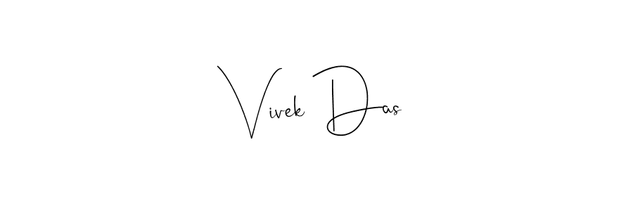 Make a beautiful signature design for name Vivek Das. Use this online signature maker to create a handwritten signature for free. Vivek Das signature style 4 images and pictures png