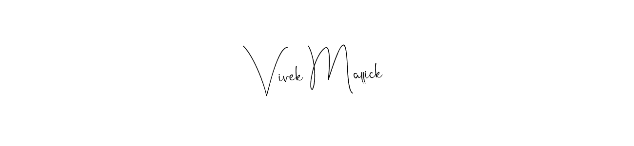 if you are searching for the best signature style for your name Vivek Mallick. so please give up your signature search. here we have designed multiple signature styles  using Andilay-7BmLP. Vivek Mallick signature style 4 images and pictures png